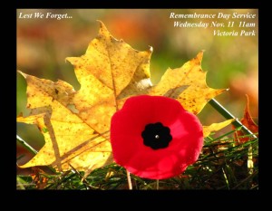 Remembrance Day Service @ Victoria Park Cenotaph | Windsor | Nova Scotia | Canada