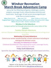 March Break Day Camps
